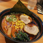 こだわり麺工房たご - 豚骨辛味噌ベース 黒・ちょい辛☆