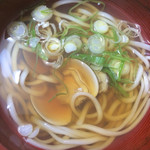 芝安 - はまぐりうどん 調理後