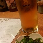 Hananosato - 15.09.08:ビールとお通し