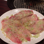 永翔苑 - ネギフリセット(ネギ生上タン塩とネギ上カルビ塩)1400円