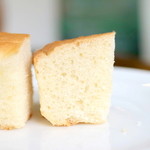 アウストロ - 自家製フォカッチャの断面 '15 7月中旬