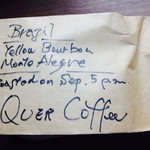 ブラジル イエローブルボンのパッケージ（＠自宅）