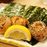 魚がし鮨 - ホタテの塩焼