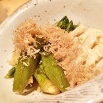 鳥雅 - 季節野菜と湯葉のおひたし