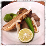 十八番 - 松茸と鴨の焼き物