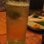 和の台所　ぼっちり - 梅酒ソーダ割り