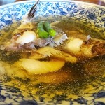 伊豫水軍 - あこの煮つけ（お造りのあらをにつけてもろたわい）