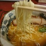 麺房 昭和呈 - 究極海老花麺（塩）麺リフト