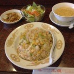 香港名菜 王道  - Aセットの炒飯