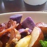 The veranda at The Beachhouse - 色とりどりのジャガイモ