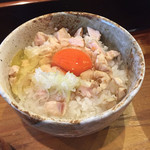 らーめん専門 和海 - 親卵がけご飯 300円