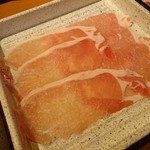 和食さと - 「基本セット」の豚ロース肉