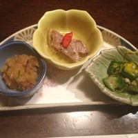 土佐料理 祢保希 新宿店 - 前菜三種