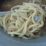 家系ラーメン まこと家 - 20150909 麺アップ．ムム・・？