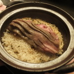 旬菜 おぐら家 - 尾崎牛の山椒炊き込みご飯