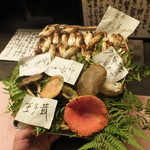旬菜 おぐら家 - 天然きのこ