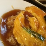 中華料理 唐韻 - 【2015年08月】天津飯の醤油餡、濃くて旨いです。