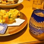 Yutaka - トウモロコシと海老の寄せ揚げ
