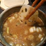 烈志笑魚油 麺香房 三く - つけ麺・全粒粉 単品 300ｇ 830円 (2015年09月)