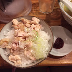 らーめん専門 和海 - 〆の刻み鶏あぶり梅ご飯 150円