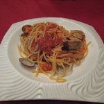 ビストロ コマ - ランチコースＢの船橋三番瀬のあさりのボンゴレパスタ