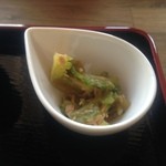 カフェ月星 - ゴーヤのきんぴら