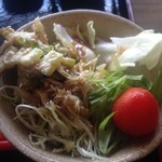 カフェ月星 - ゴーヤのサラダ