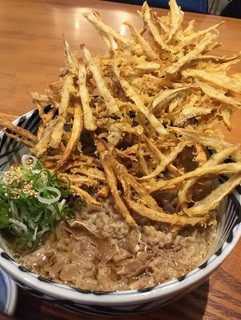 増田うどん - 増田肉うどん＋ごぼ天トッピング！