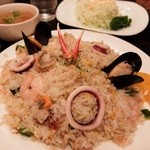 カフェドムッシュ - 2015.9.3 シーフードピラフ