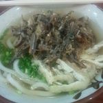かけうどん　イリコかき揚げトッピング（2015・9追加）