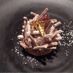 レストラン コートドール - モンブラン
      柿とエスプレッソのアイスクリーム