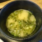 マルトモ水産 鮮魚市場 - 味噌汁