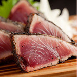 English 8 BAR Bezel - 料理写真:土佐流藁鰹