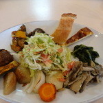 フルーツパーラー附木屋 - ランチの前菜盛り合わせ