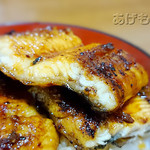 うなぎ処　もりやま - 蒲焼の断面です。