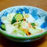 うなぎ処　もりやま - お漬物。