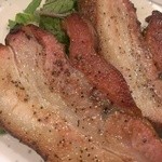 らーめん森や。 - 厚切りチャーシューステーキ(2015/9)