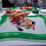 2015年9月再訪：伊勢海老の炙りとクスクス 秋葡萄のサルサ☆