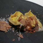 クッチーナ イタリアーナ ガッルーラ - 2015年9月再訪：「 モッツァレラを包んだトルテッリ 」知多牛のラグーと秋トリュフ☆