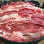 すき焼･鍋物 なべや - 牛肉鉄鍋