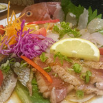 2015.9 4種の鮮魚のカルパッチョ