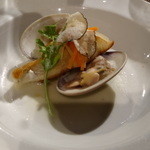 夢時庵 - 蛤と鱸のソテー