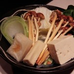 瀬里奈 - しゃぶしゃぶの野菜です。