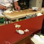 魚正 - 息子さんの握り（母が大将）