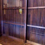 Kushiyaki Saizen Nagomi - お部屋についていた趣きのある扉