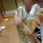 ふじ - ５人で乾杯！！