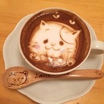 Latte heart cafe - 食後のラテ(⌯˃̶᷄ ⁻̫ ˂̶᷄⌯)♡