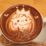 Latte heart cafe - お姫様ラテ(⌯˃̶᷄ ⁻̫ ˂̶᷄⌯)♡