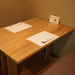 隆兵そば - テーブル席　(2015/09)