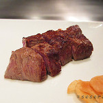 神戸プレジール 本店 - 但馬牛ロース　ミディアムレア